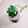 Set of 4 concrete planters