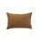 Coussin rectangulaire Velour Ambre
