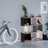 Large Cube Shelf massive oak