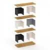 Large Cube Shelf massive oak