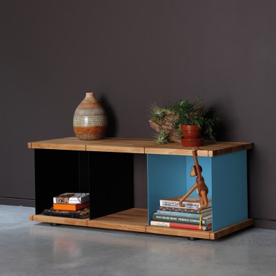 Low Cube Shelf massive Oak