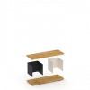 Low Cube Shelf massive Oak