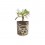 yellow splash flowerpot