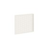 Large Cube Shelf white perforated and oak