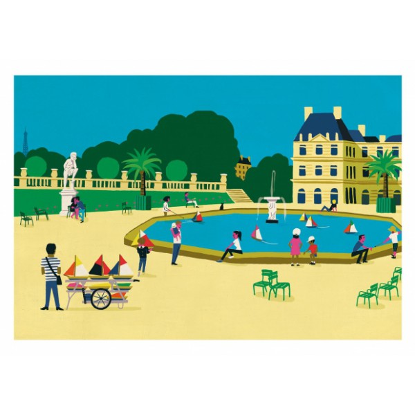 Affiche "Jardin du Luxembourg"