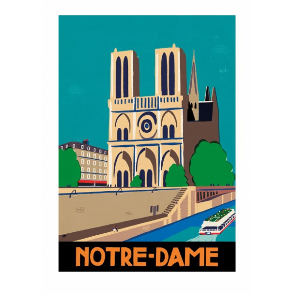 "Notre Dame de Paris" Print