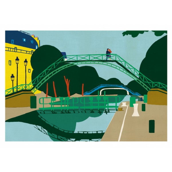 Affiche "Canal Saint-Martin"