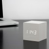 White squared clock