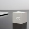 White squared clock