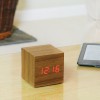 Walnut squared clock