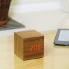 Walnut squared clock