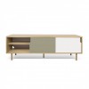 Dann sideboard 201 white, grey and wood