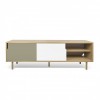 Dann sideboard 201 white, grey and wood