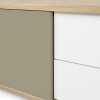 Dann sideboard 201 white, grey and wood