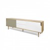 Dann sideboard 201 white, grey and wood