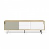 Dann sideboard 201 white, grey and wood