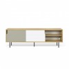 Dann sideboard 201 white, grey and wood