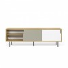 Dann sideboard 201 white, grey and wood