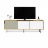 Dann sideboard 201 white, grey and wood