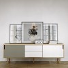 Dann sideboard 201 white, grey and wood