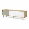 Dann sideboard 201 white, grey and wood