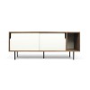 Dann Sideboard white and walnut