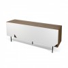 Dann Sideboard white and walnut