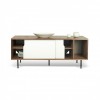 Dann Sideboard white and walnut