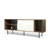 Dann Sideboard white and walnut