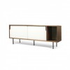 Dann Sideboard white and walnut