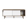 Dann Sideboard white and walnut