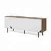 Dann Sideboard white and walnut