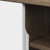 Dann Sideboard white and walnut