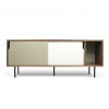 Dann Sideboard grey and walnut