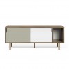 Dann Sideboard grey and walnut