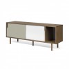 Dann Sideboard grey and walnut