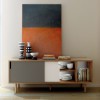 Dann Sideboard grey and walnut