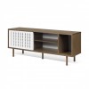 Dann Sideboard stripes walnut