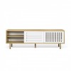 Dann sideboard 201 white and wood stripes