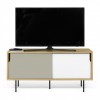 Dann TV table white and grey