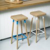 Tabouret de bar liège