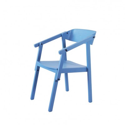 Fauteuil chevalet bleu