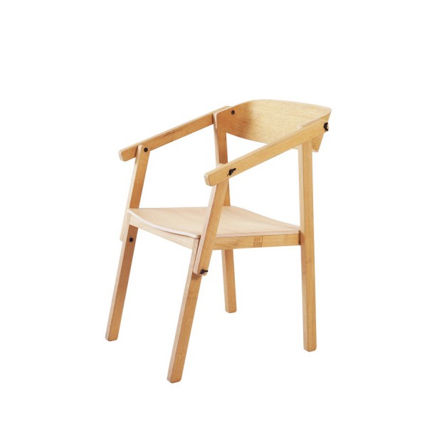 Fauteuil chevalet chêne