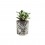 Blue splash flowerpot
