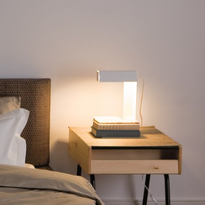 white reading lamp