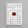 French Cars Poster