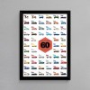 French Cars Poster