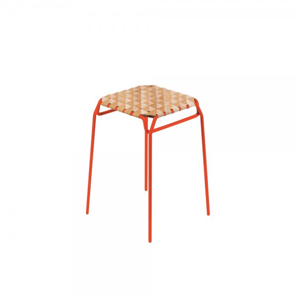 Stool Neon Orange