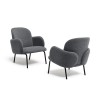 Dost darkgrey lounge chair