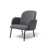 Fauteuil Confort gris foncé